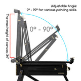 MEEDEN Wood Plein-Air French Easel