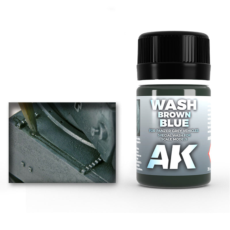 AK Interactive Wash for Panzer Grey, 35 ml – Art Spices