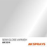 AK Interactive Semi-Gloss Varnish Spray, 400 ml