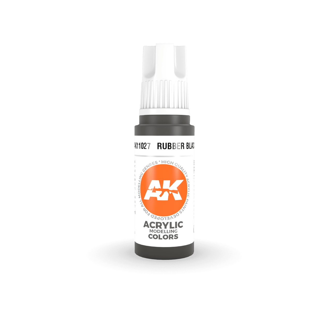 AK Interactive 3GEN Intense Acrylic Paint, White, 17 ml