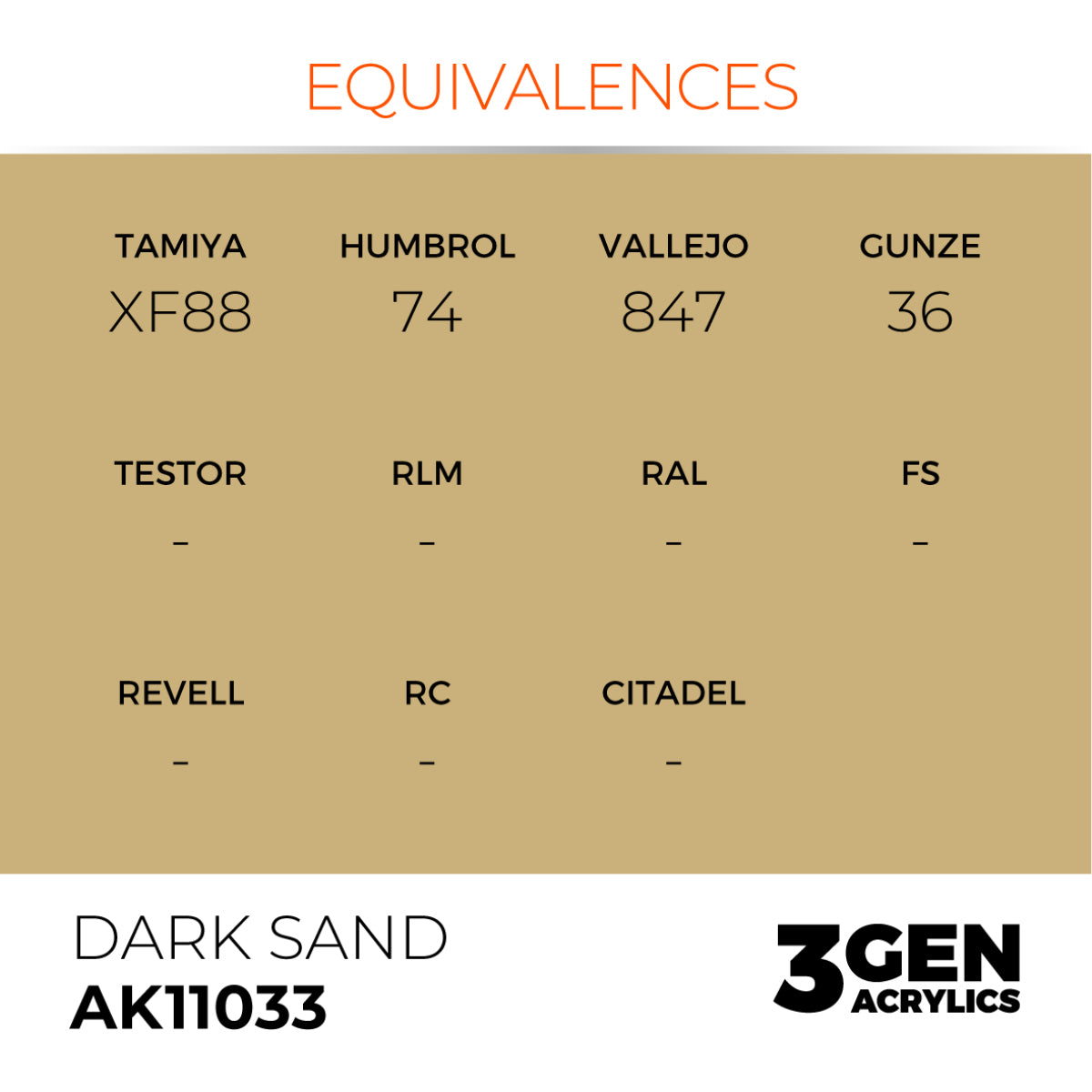 AK Interactive 3GEN Acrylic Paint, colours 1-73 (part 1/3)
