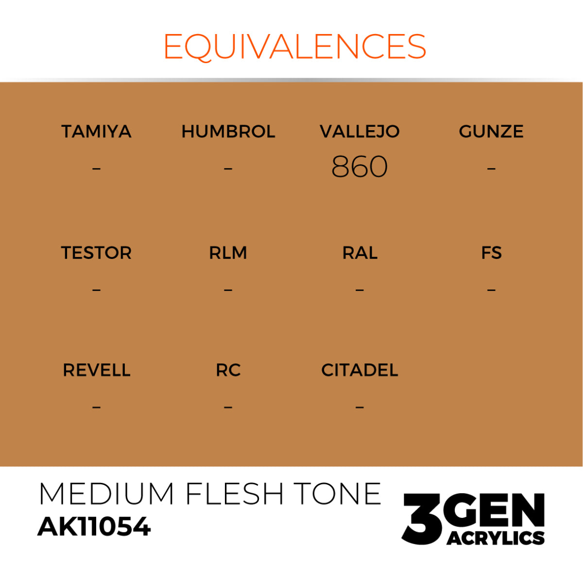 AK Interactive 3GEN Acrylic Paint, colours 1-73 (part 1/3)