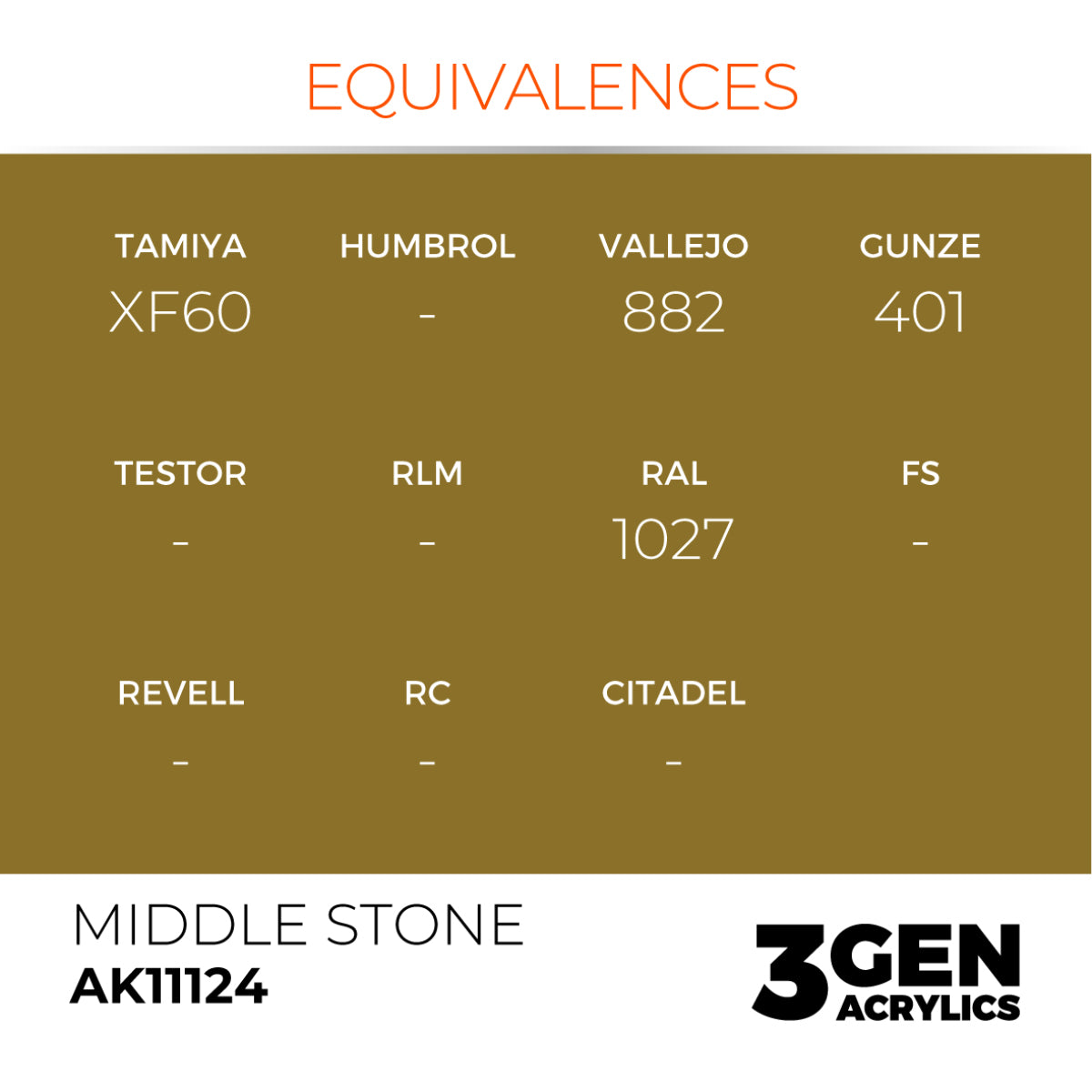 AK Interactive 3GEN Acrylic Paint, colours 74-146 (part 2/3)