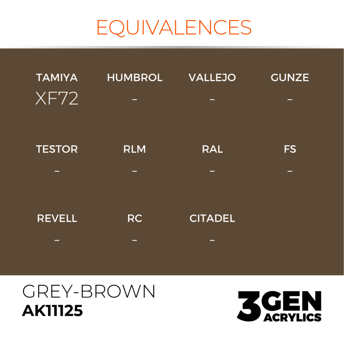 AK Interactive 3GEN Acrylic Paint, colours 74-146 (part 2/3)