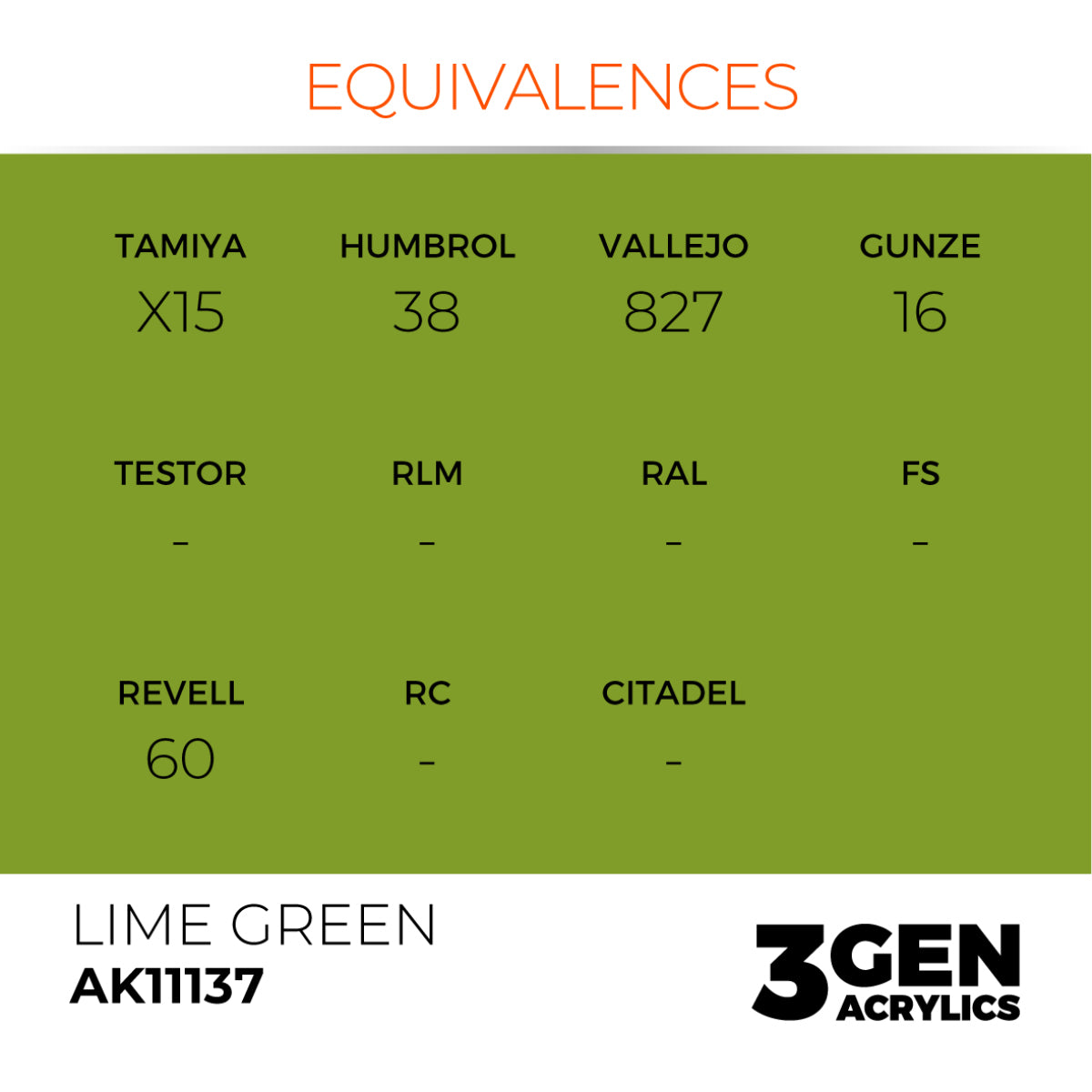 AK Interactive 3GEN Acrylic Paint, colours 74-146 (part 2/3)