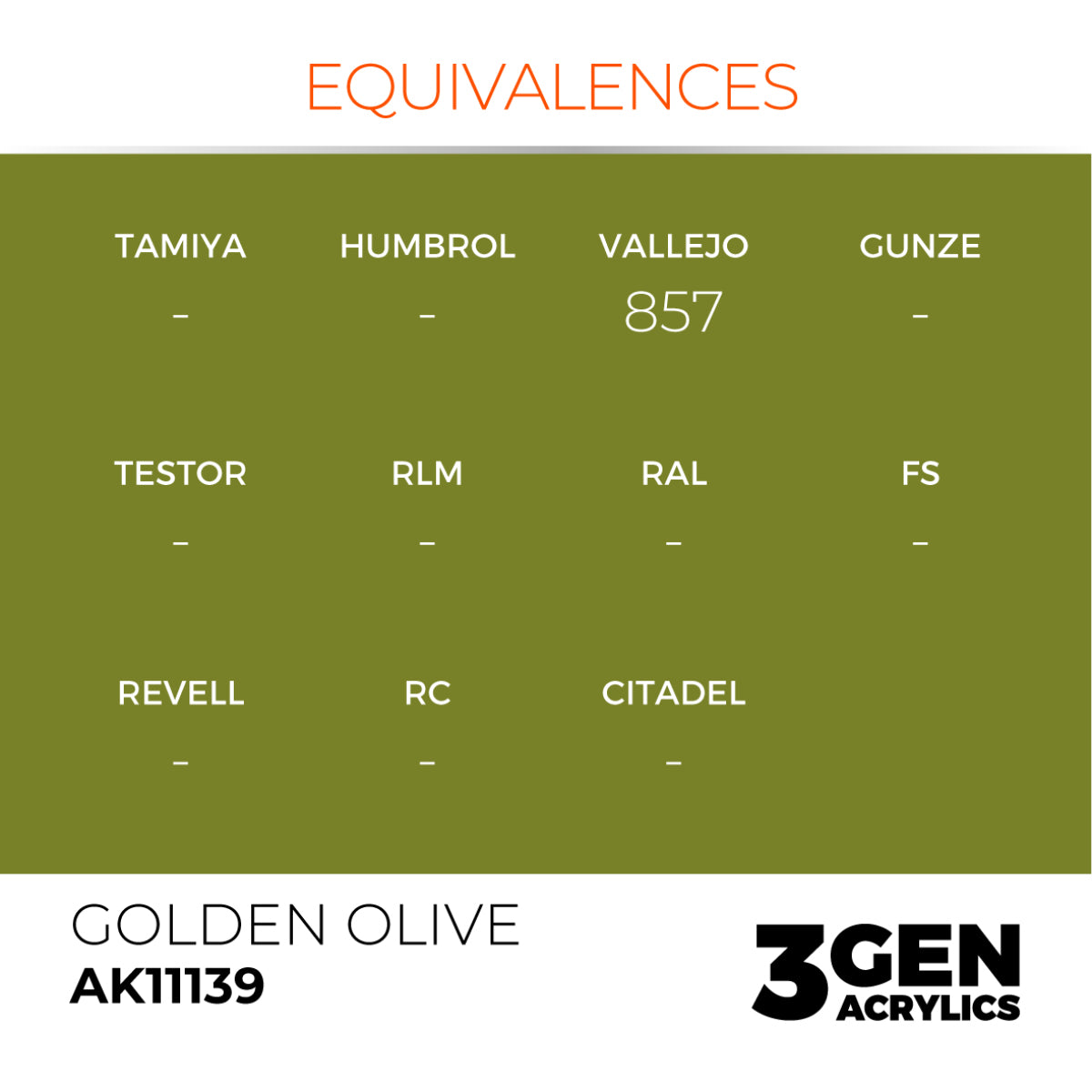 AK Interactive 3GEN Acrylic Paint, colours 74-146 (part 2/3)