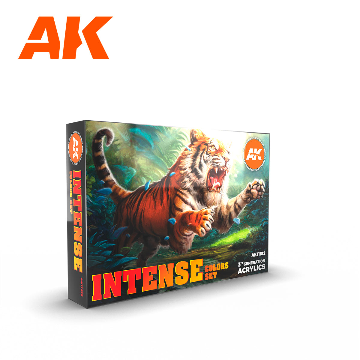 AK Interactive Intense 3GEN Acrylic Paint Set, 6x17ml