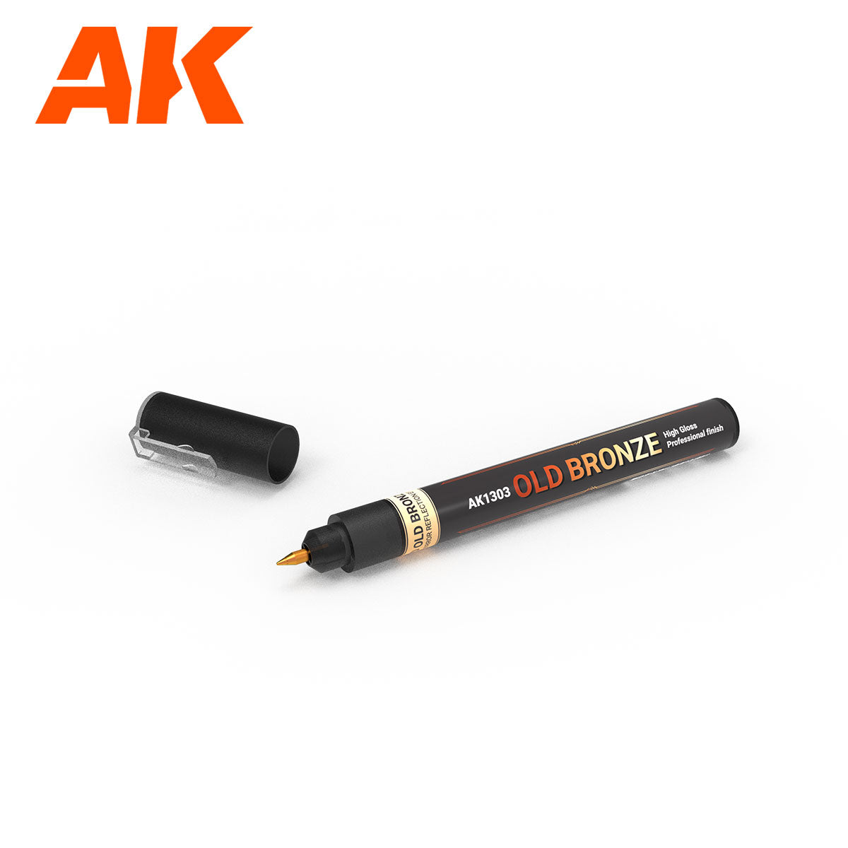 AK Interactive Metallic Liquid Markers Set, 4 pcs.