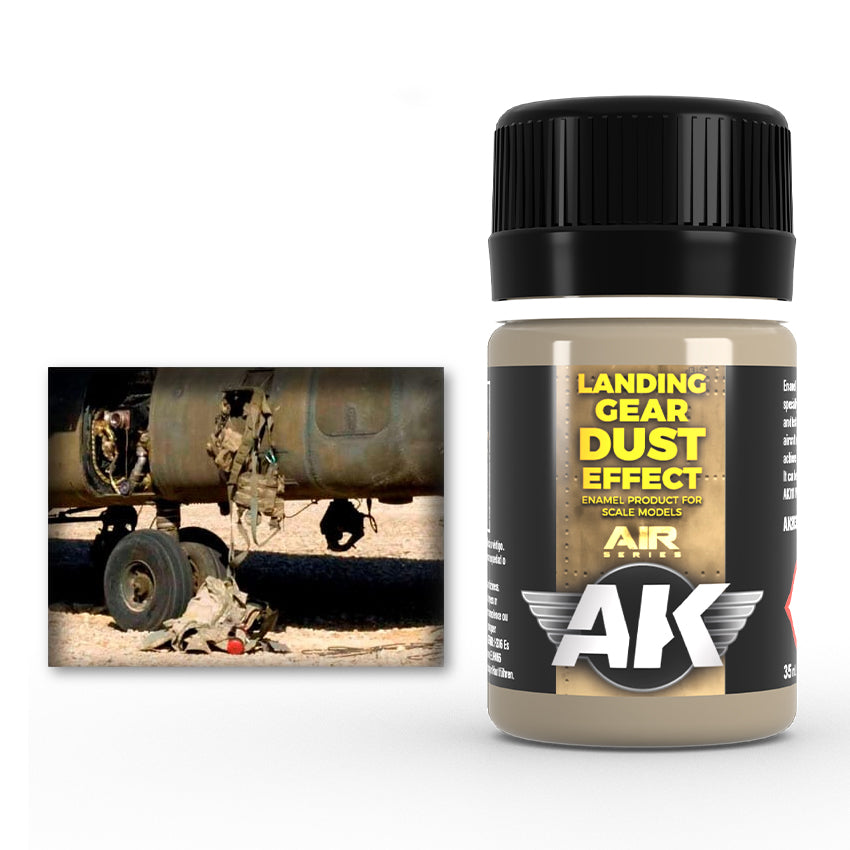 AK Interactive Landing Gear Dust Effect Enamel Paint, 35 ml