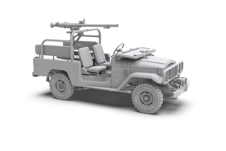 AK Interactive FJ43 Pickup with SPG-9 Recoilless Gun Scale Model, 1:35