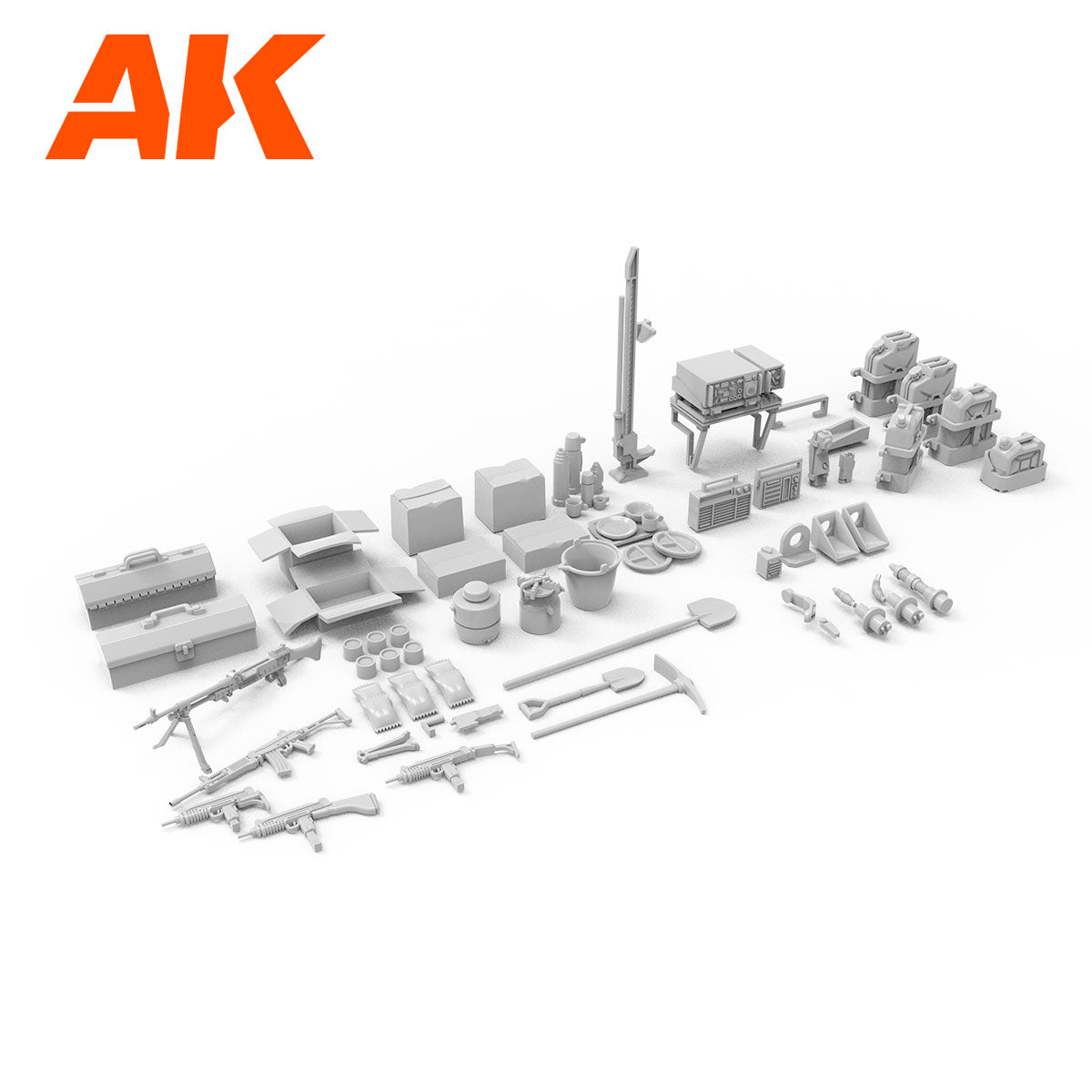 AK Interactive IDF Accessories, 1:35