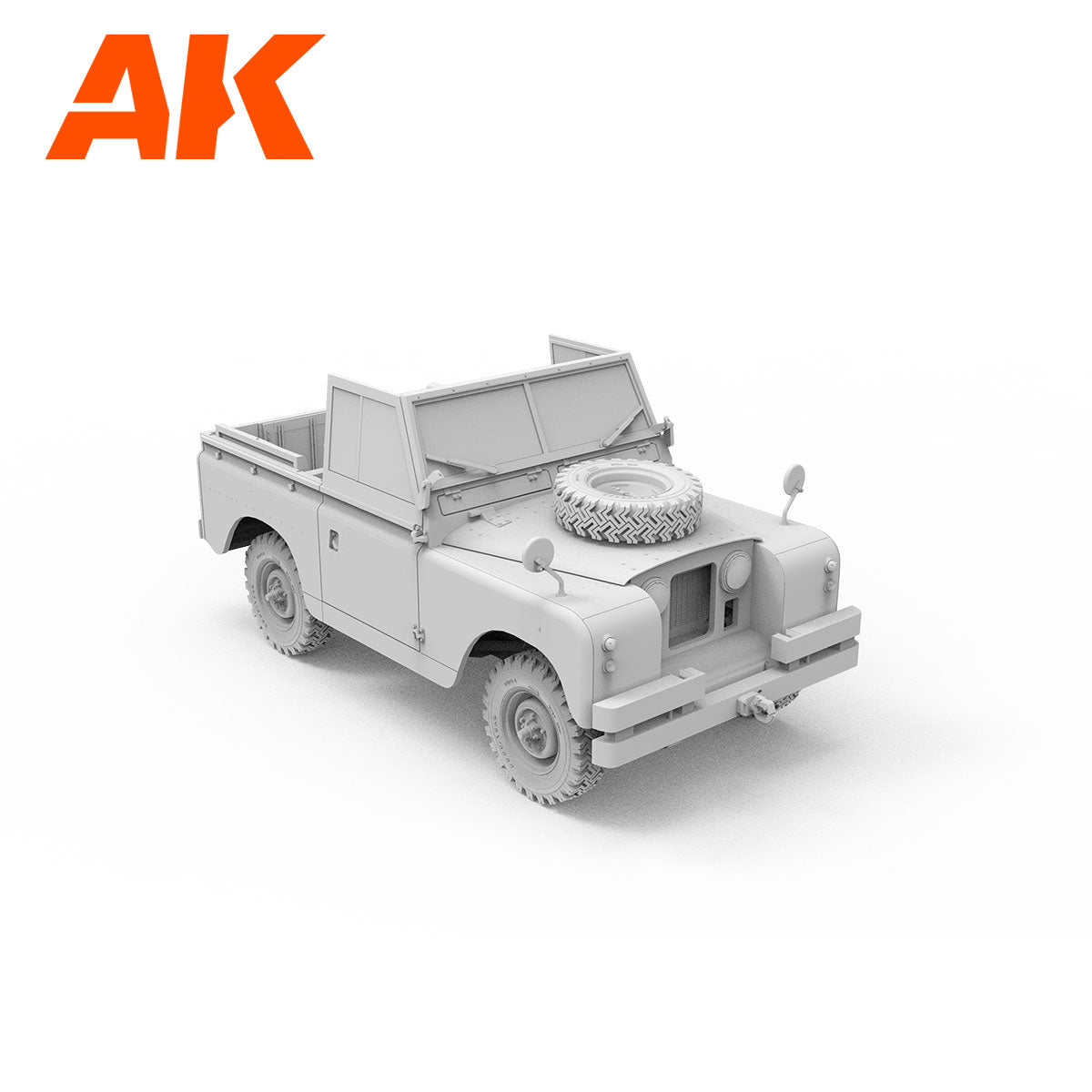 AK Interactive Land Rover 88 Series IIA Rover 8 Scale Model, 1:35