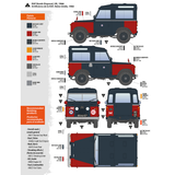 AK Interactive Land Rover 88 Series IIA Station Wagon Scale Model, 1:35