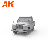 AK Interactive Land Rover 88 Series IIA Crane-Tow Truck Scale Model, 1:35