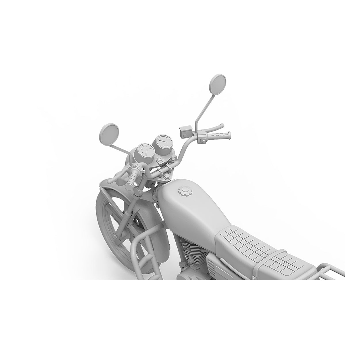 AK Interactive CG125 Japanese Motorcycle Scale Model, 1:35