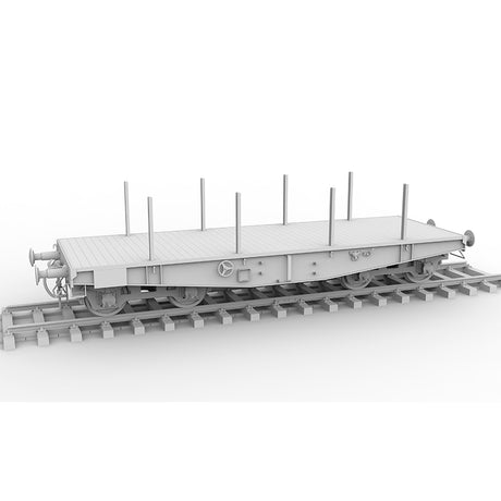 AK Interactive German Railway Schwerer Plattformwagen Type SSys Scale Model, 1:35