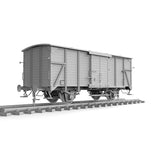 AK Interactive German Railway Covered G10 Wagon Gedeckter Güterwagen Scale Model, 1:35