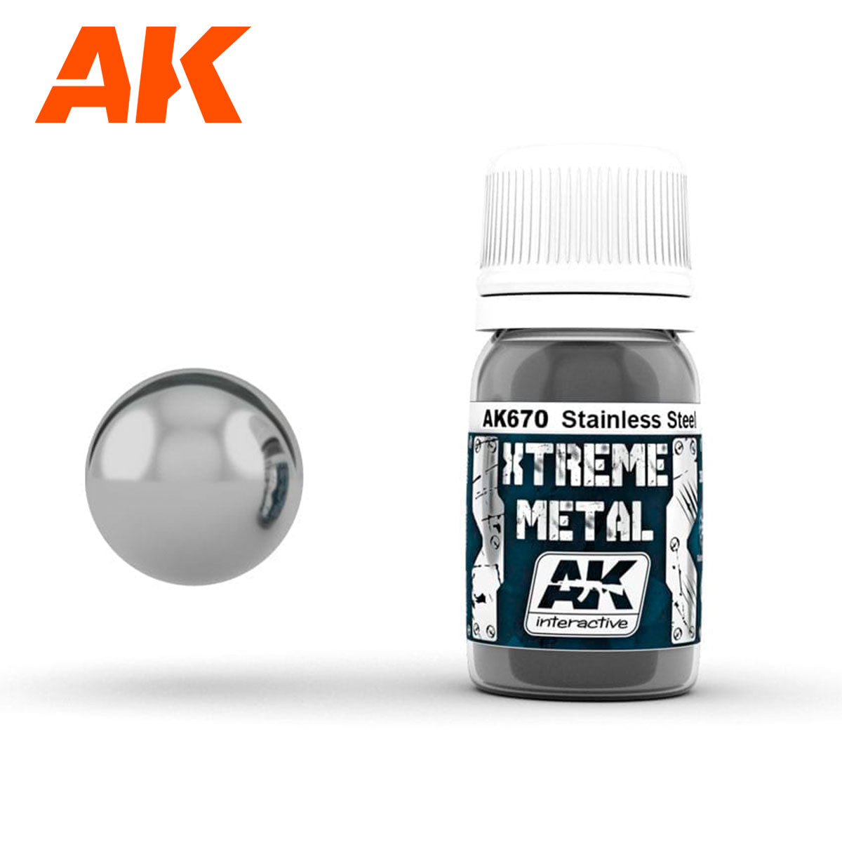 AK Interactive XTREME METAL Paint, 30 ml