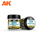 AK Interactive Diorama - Snow Microballoons Texture, 100 ml