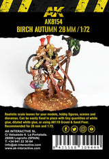 AK Interactive Birch Autumn Leaves, 1:72