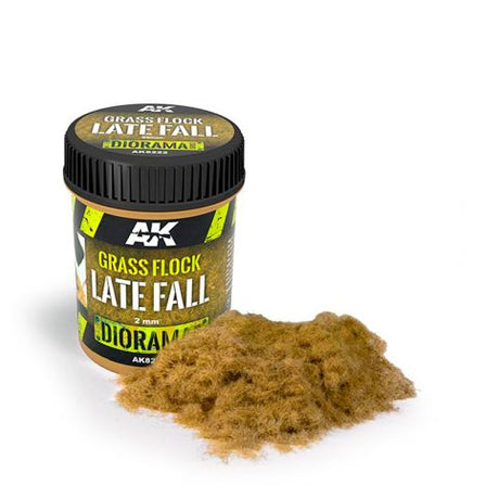 AK Interactive Late Fall Grass Flock, 2 mm, 250 ml