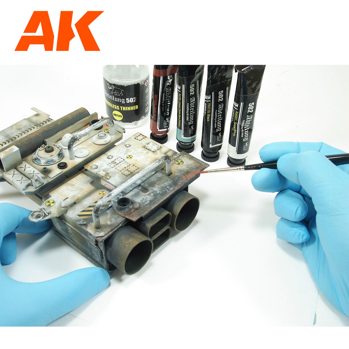 AK Interactive Flexible Airbrush Stencil
