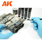 AK Interactive Flexible Airbrush Stencil