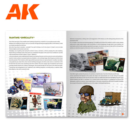 AK Interactive How to Make Toon Models Tutorial Learning Book