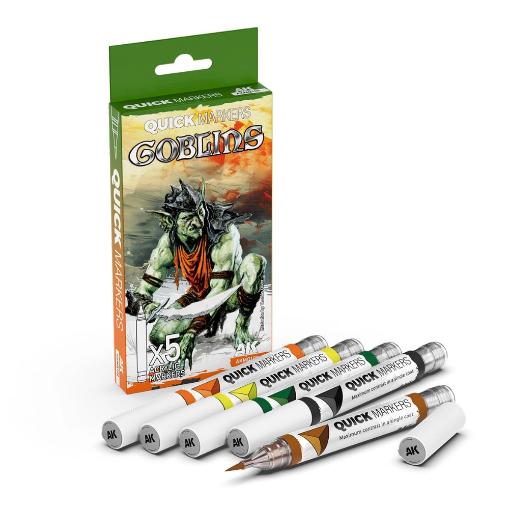 AK Interactive Quick Markers Goblins Set, 5 pcs.