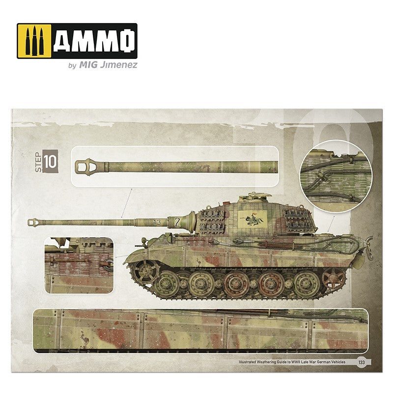 AMMO by Mig Illustrated Weathering Guide to WWII Late German Vehicles