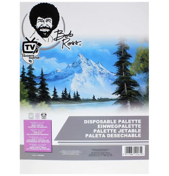 Bob Ross Disposable Palette, 50 sheets