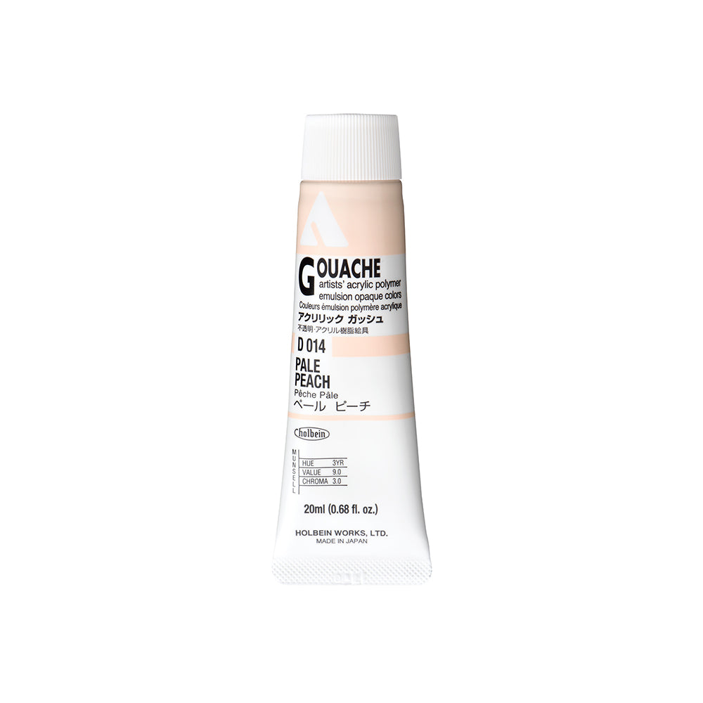 Holbein Acrylic Gouache Tubes, colors 1-54 (part 1/2)