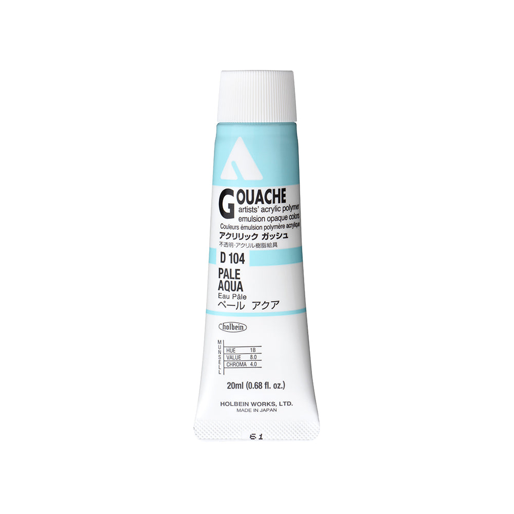Holbein Acrylic Gouache Tubes, colors 1-54 (part 1/2)