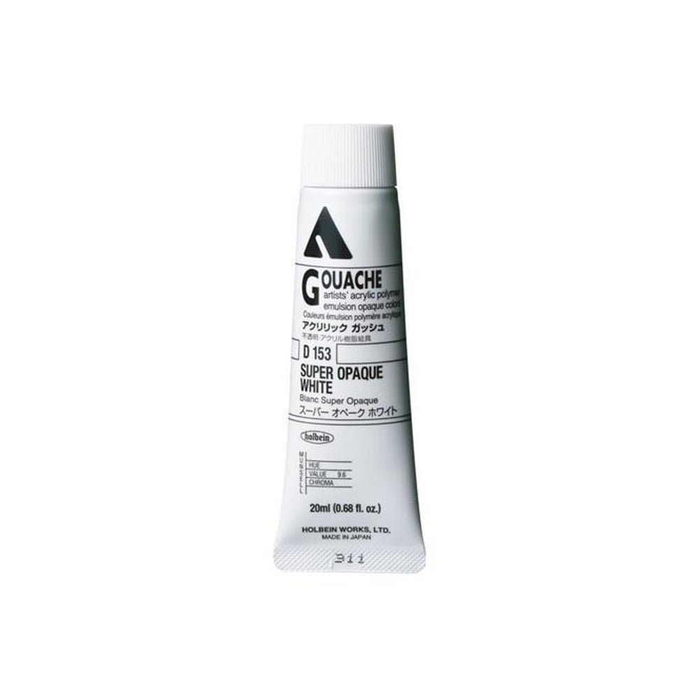Holbein Acrylic Gouache Tubes, colors 55-110 (part 2/2)