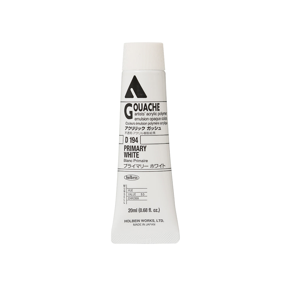 Holbein Acrylic Gouache Tubes, colors 55-110 (part 2/2)