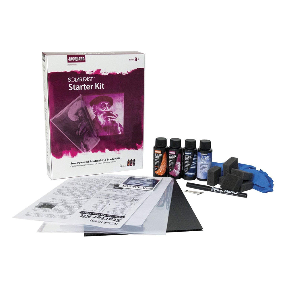 JacquardSolarFastStarter　Tシャツ　プリント　太陽光 Jacquard SolarFast Sun-Powered Printmaking Starter Kit, 226 g