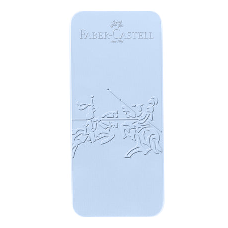 Faber-Castell Grip Fountain Pen and Ballpoint Pen Gift Set, Light Blue