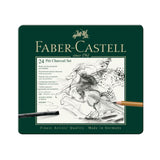 Faber-Castell Pitt Charcoal Drawing Set, 24 pcs.