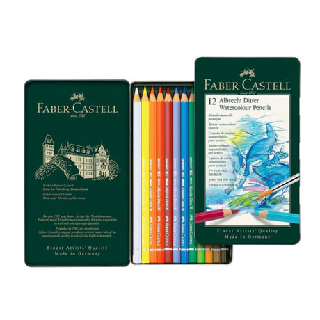 Faber-Castell Albrecht Dürer Watercolour Pencils Set, 12 pcs.