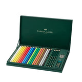 Faber-Castell Polychromos Colour Pencil Gift Set with Accessories