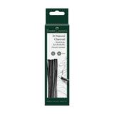 Faber-Castell Pitt natural charcoal stick set, 3-6 mm, 20 pcs
