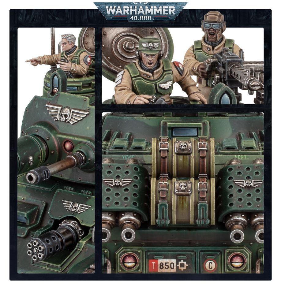 Warhammer 40,000 Rogal Dorn Battle Tank Miniature Set