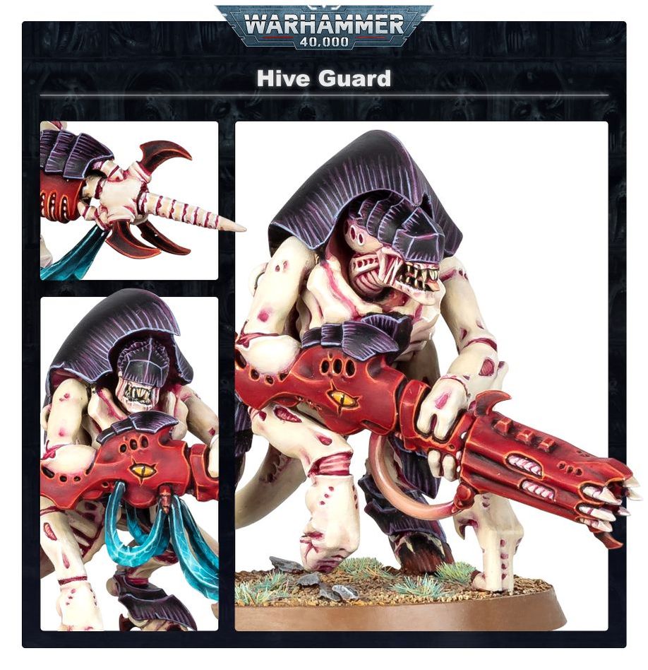 Warhammer 40,000 Tyranids: Hive Guard Miniatures Set