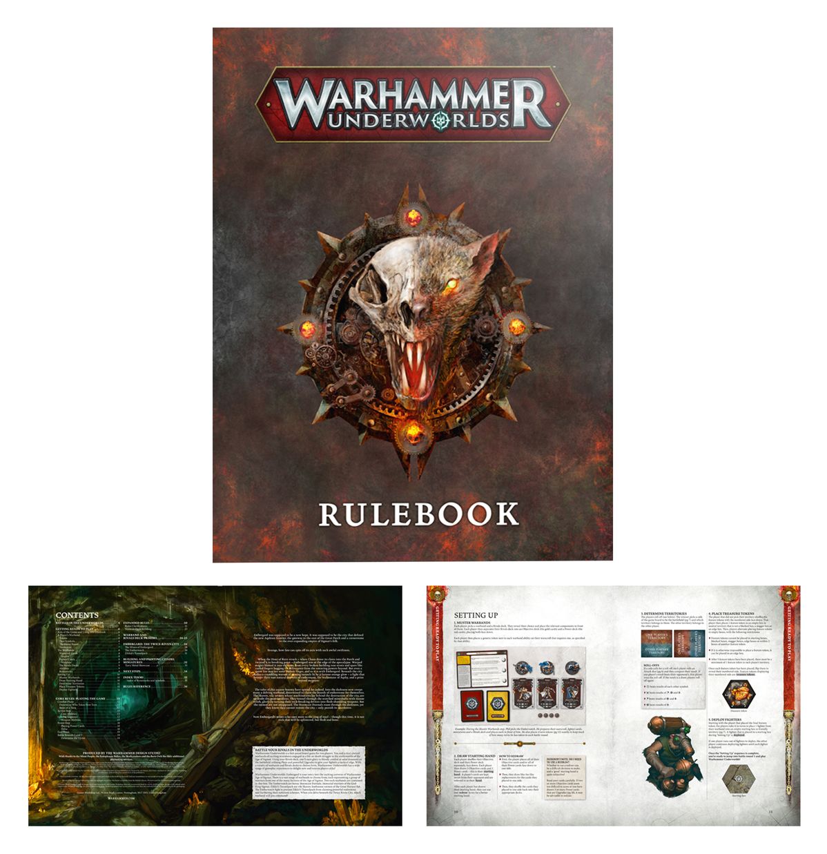 Warhammer Underworlds: Embergard Miniature Board Game – Art Spices