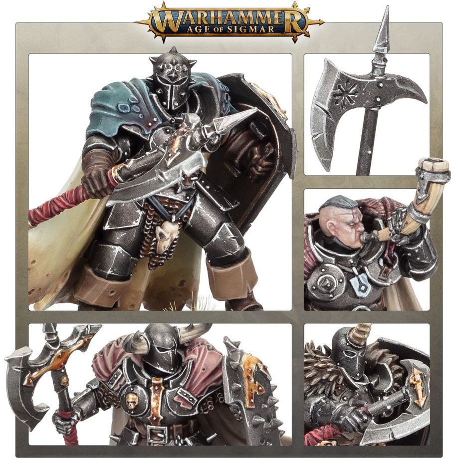 Warhammer Slaves to Darkness: Chaos Warriors Miniature Set – Art