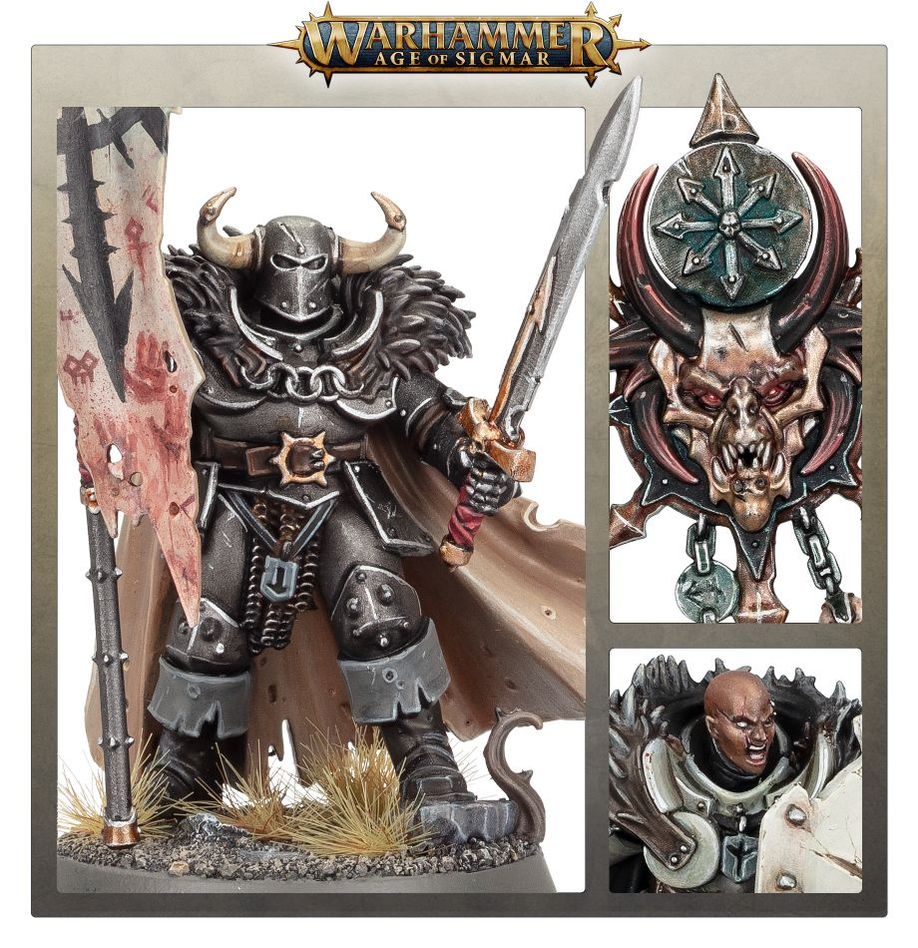 Warhammer Slaves to Darkness: Chaos Warriors Miniature Set – Art