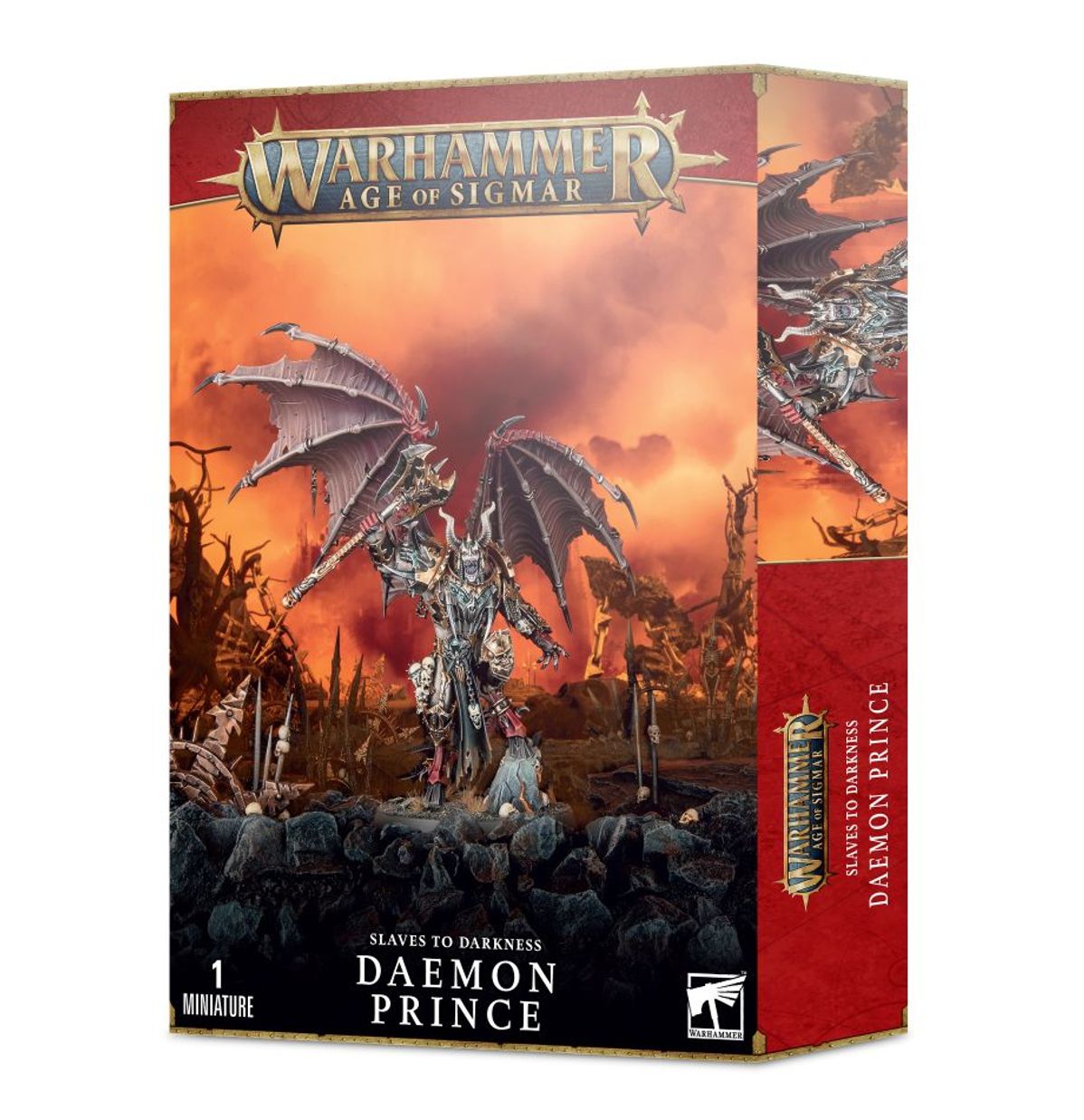 Warhammer Slaves to Darkness: Daemon Prince Miniature Set