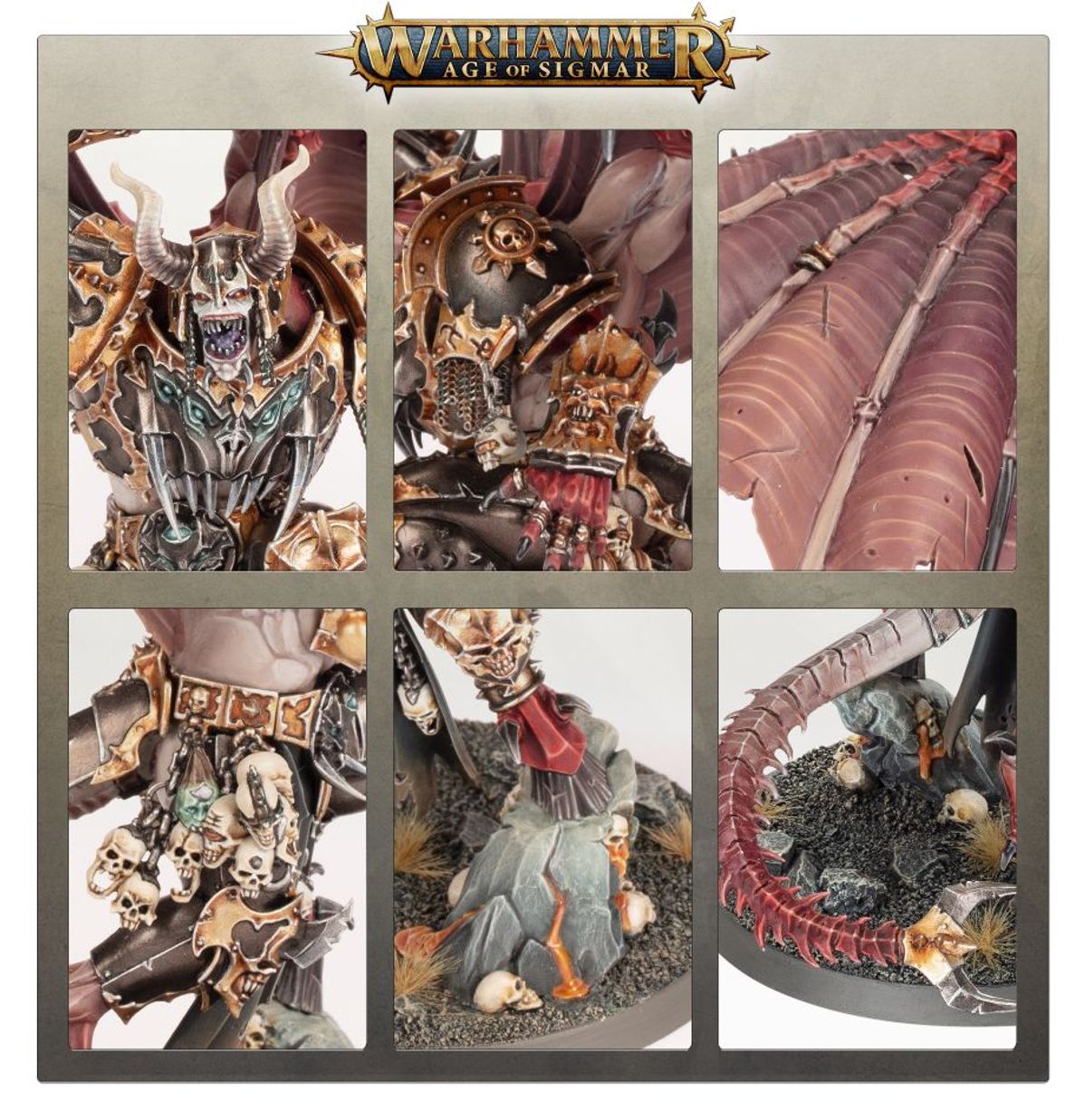 Warhammer Slaves to Darkness: Daemon Prince Miniature Set