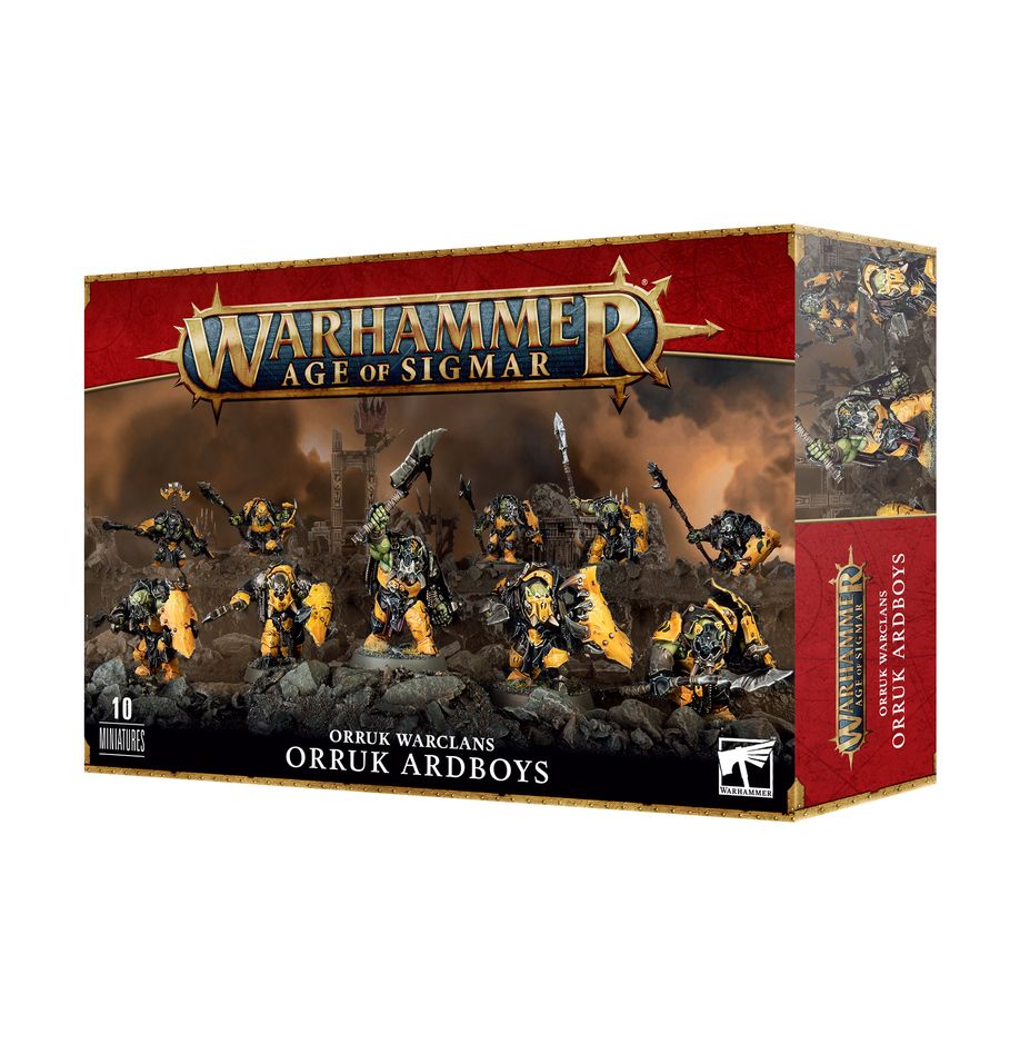 Warhammer Orruk Warclans: Orruk Ardboyz Miniature Set