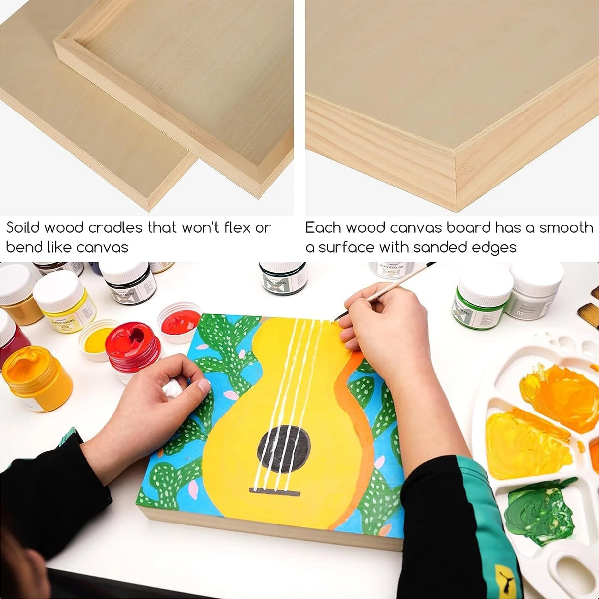 MEEDEN Birch Wood Canvas Board